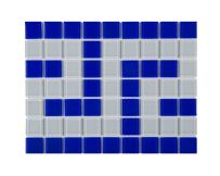 Фриз грецький Aquaviva Cristall B/W синьо-білий